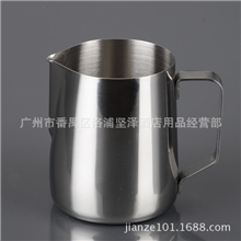 加厚不锈钢日式拉花杯拉花缸奶泡杯打奶杯花式咖啡器具