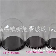 工厂直销，各种规格，直径20-400MM玻璃钟罩，U型罩,展示罩