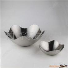供应不锈钢花形果盘(图)