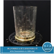 供应新款性价比高专业蜡烛底座优质金银色精美高端蜡烛底座定做