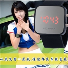 LED手表时尚个性韩国创意镜面韩版镜子表新款时装学生女表手表