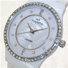【小额批发】陶瓷镶钻女款手表UF13004L-T20-03A