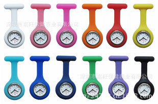 厂家直销硅胶护士表批发学生挂表