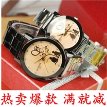 时尚ROROS新款男女情侣手表背靠背时尚对表校园热卖精品店