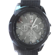 瑞士手表Gemiuswatch军队迷彩，军绿色，黑色编织带热销款