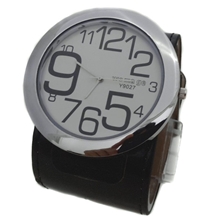 沃玛格超大表盘休闲男士女士手表时装表皮带女表WOMAGE正品牌