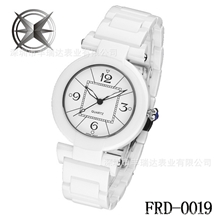 手表批发高档品牌女士石英手表时尚经典进口陶瓷防水时装礼品表