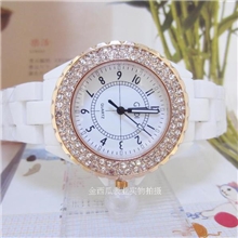 时尚手表韩版陶瓷表手表批发20119052手表厂家手表