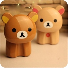 销售创意可爱轻松熊USB充电LED小夜灯触控节能床头卡通护眼台灯