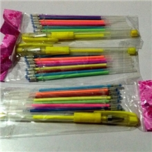 OPP袋包装八色水粉笔套装相册定做礼品LOGODIY相册配件