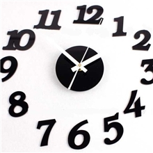 厂家直销韩版亚克力挂钟时尚DIY挂钟装饰创意挂钟亚克力水晶