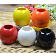 淘宝热卖冠军立体圆球陶瓷小花瓶工艺摆件花插家居饰品