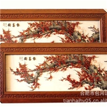 【正品】云草画报春图纯手工制作送礼佳品