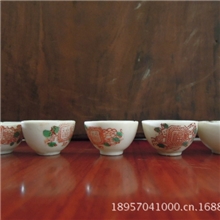 民国时期瓷器茶杯