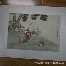 【吴友如作品】吴友如.童子精品国画低价出售