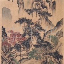 批发零售国画仿古山水画半画半印半画