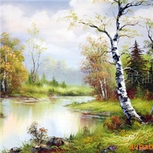 专业风景油画定做库存风景画低价甩卖