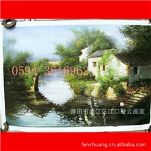 [画家直销]纯手绘高档江南水乡民间风景周庄景观油画