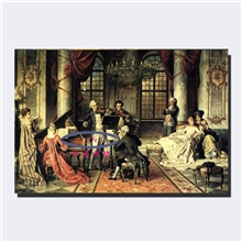 古典人物仿真画家居复古油画酒店大堂装饰画欧式宫廷挂画名画