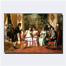 歌舞厅装饰画古典人物仿真油画别墅KTV配画现代简欧风格挂画