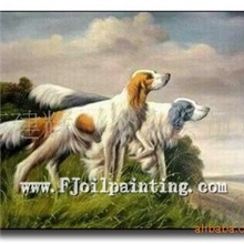 供应绘制仿真古典动物油画画室直销各类油画1幅起定