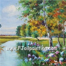 供应印象风景油画宾馆酒店等配饰油画家居装饰系类油画