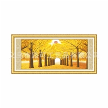 厂家推荐黄金满地钻石画5D免烫钻石画钻石画装饰钻石画