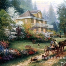 【厂价直销】大芬装饰画托马斯风景油画无框装饰画油画批发