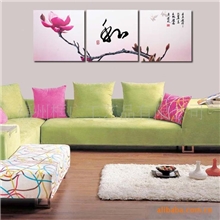 客厅画三联画无框画家居装饰画现代装饰品【小额批发混批】