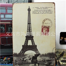 铁皮画批发酒吧装饰画工艺画挂画壁画咖啡厅西餐厅H633