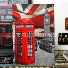 铁皮画批发酒吧装饰画特价热销工艺画西餐厅咖啡厅H629