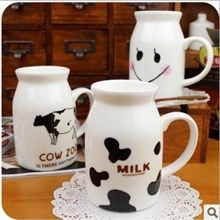 厂家直销zakka创意可爱大号牛奶杯情侣马克杯淘宝热卖牛奶杯