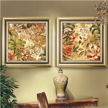 GB7080-3欧式客厅餐厅装饰画有框画挂画花开富贵