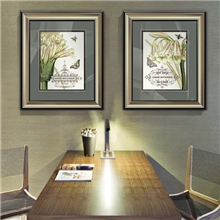 DF5038-2清晰花卉高档后现代风格装饰画