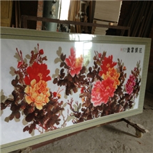 热销产品水晶十字绣画心油画装饰画工艺画厂家直销