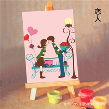 10*15cm【恋人】DIY数字油画诚招全国批发商
