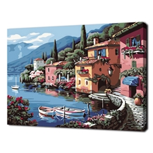 广东市|爆款|尚品蒙娜丽莎数字油画加盟批发代理港湾家园