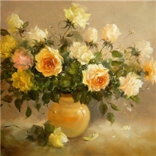 diy数字油画厂家批发635馨香花开40*50