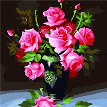 贴牌加工数字油画画世界数字油画40*50吾爱