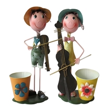 厂家直销金属工艺礼品情侣礼物摆件小额批发