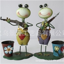 厂家直销铁娃娃动物系列新奇特创意工艺礼品主义乌小商品办公摆件