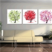 热销产品幸福树家居装饰画客厅无框画批发代发客厅卧室餐厅玄关