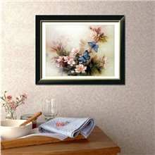 钻石画批发蝶恋花树脂钻工艺画钻画钻石绣满钻厂家直销