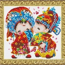 钻石画批发中式婚礼婚庆结婚方钻粘钻画满钻厂家直销