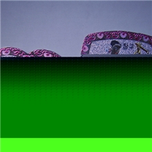 工艺金银箔人物画，折光金箔工艺画