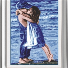 淘宝爆款海边diy十字饰品工艺钻石画工艺画