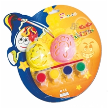 供应蛋彩系列：DIY蛋彩套装两个蛋模/1支10.5CM大红笔