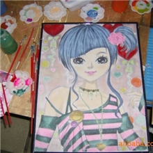 彩蛋;金粉笔金粉胶;金粉画;水彩画;拼图;沙画手绘油画;油画框