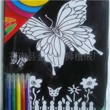 供应植绒画，植绒相框，植绒文件夹，不干胶(图)