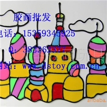 胶画儿童沙画陶瓷画金粉画彩泥画数字油画